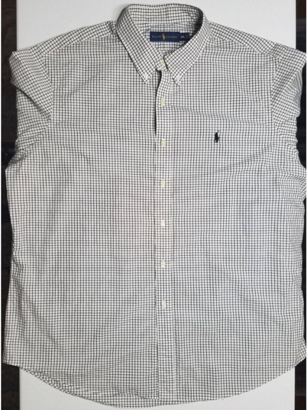Ralph Lauren Button Down Long Sleeve Business Casual Office Preppy Shirt Men XXL